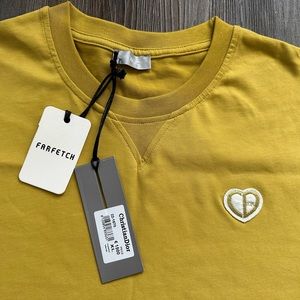 Christian Dior CD Heart Logo Embroidered T-shirt